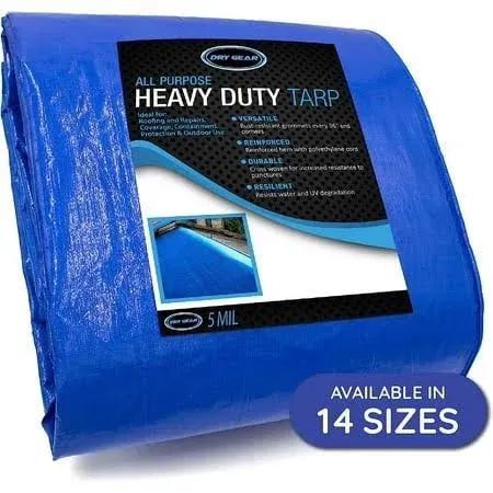 Dry Gear 40' x 60' All Purpose 5 Mil Tarp - New