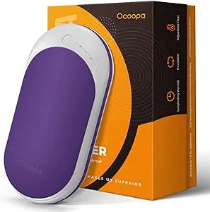 OCOOPA HotPal Rechargeable Hand Warmer, 5200mAh Electric Handwarmer,Portable Pocket Heater, Heat Therapy Great for Raynauds, Hunting, Golf, Camping, Women Mens Gifts