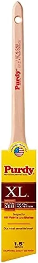 Purdy 144080315 XL Dale Paint Brush, 1-1/2 in., Light BrownPurdy 144080315 XL Dale Paint Brush, 1-1/2 in., Light Brown