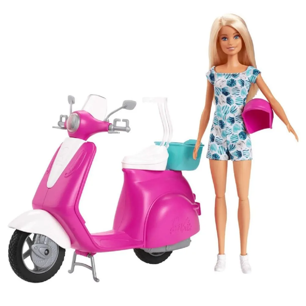 Barbie Doll & Scooter