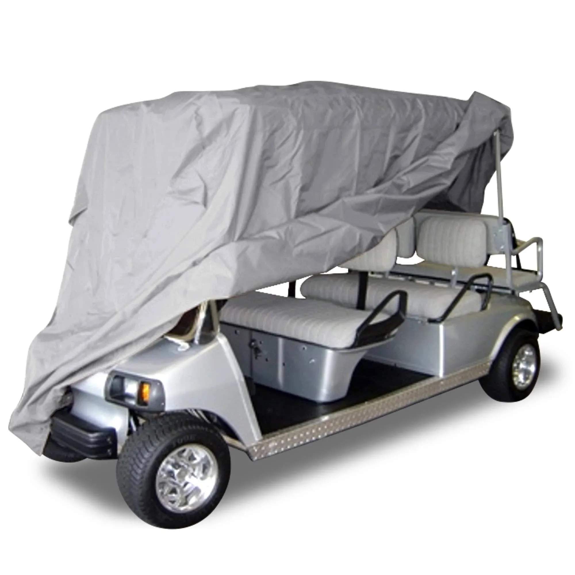 6 Passenger Golf Cart Storage Cover - Grey