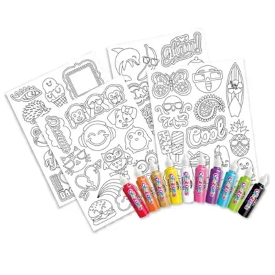 Cra-Z-Art CRA-Z-Gels 3D Deluxe Set DIY Sticker Kit