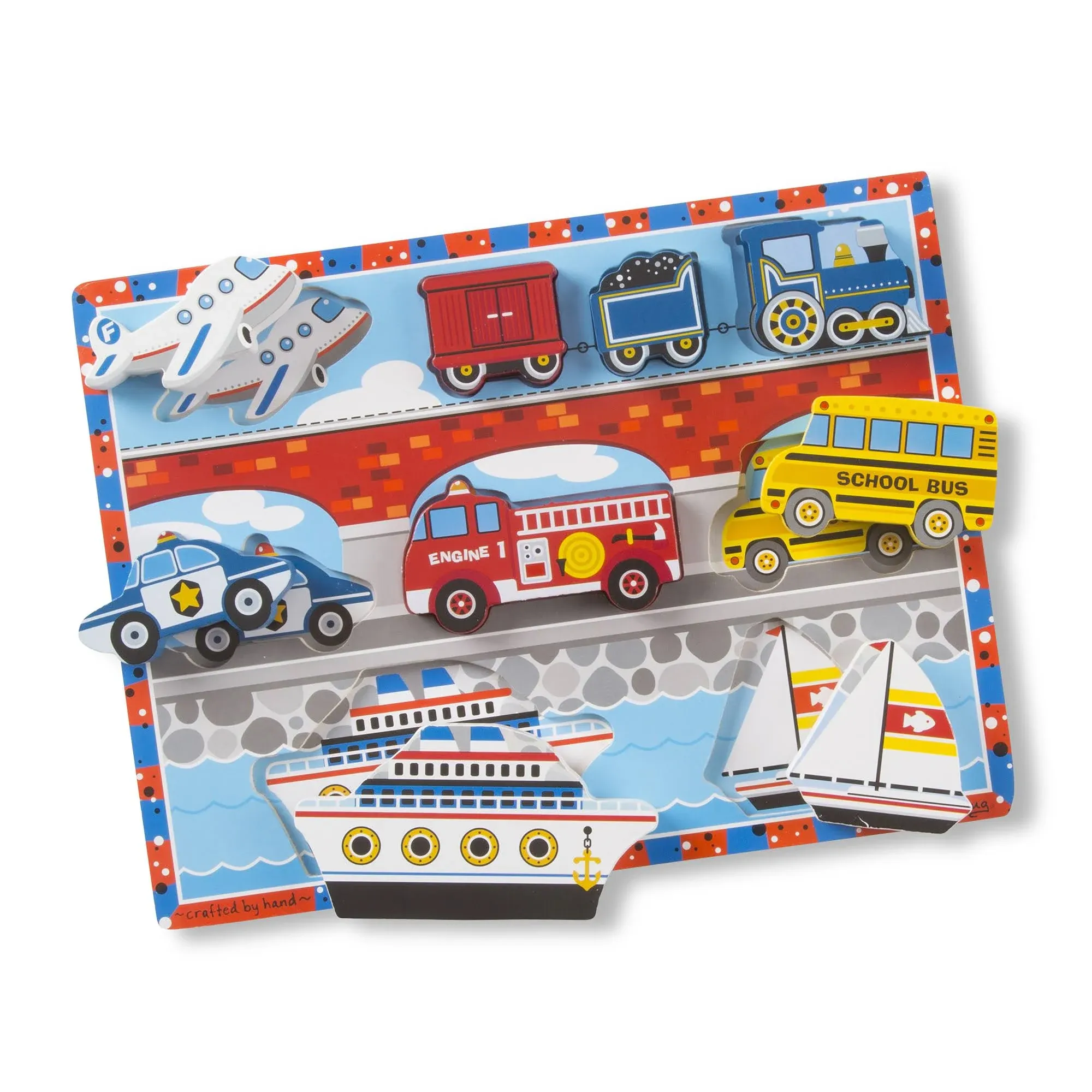 Melissa & Doug Chunky Puzzle Vehicles