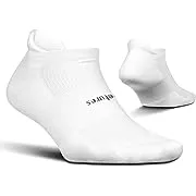 Feetures Unisex High Performance Cushion No Show Tab Sock Solid (Small, White)Feetures Unisex High Performance Cushion No Show Tab Sock Solid (Small, White)