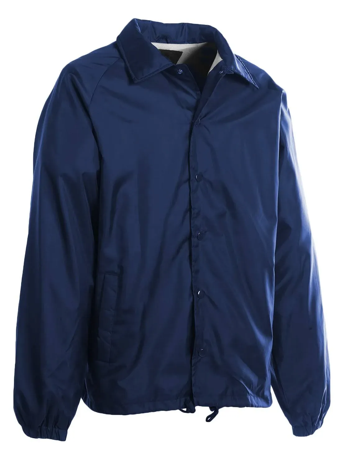 First Class Plain Windbreakers Navy Blue / XL