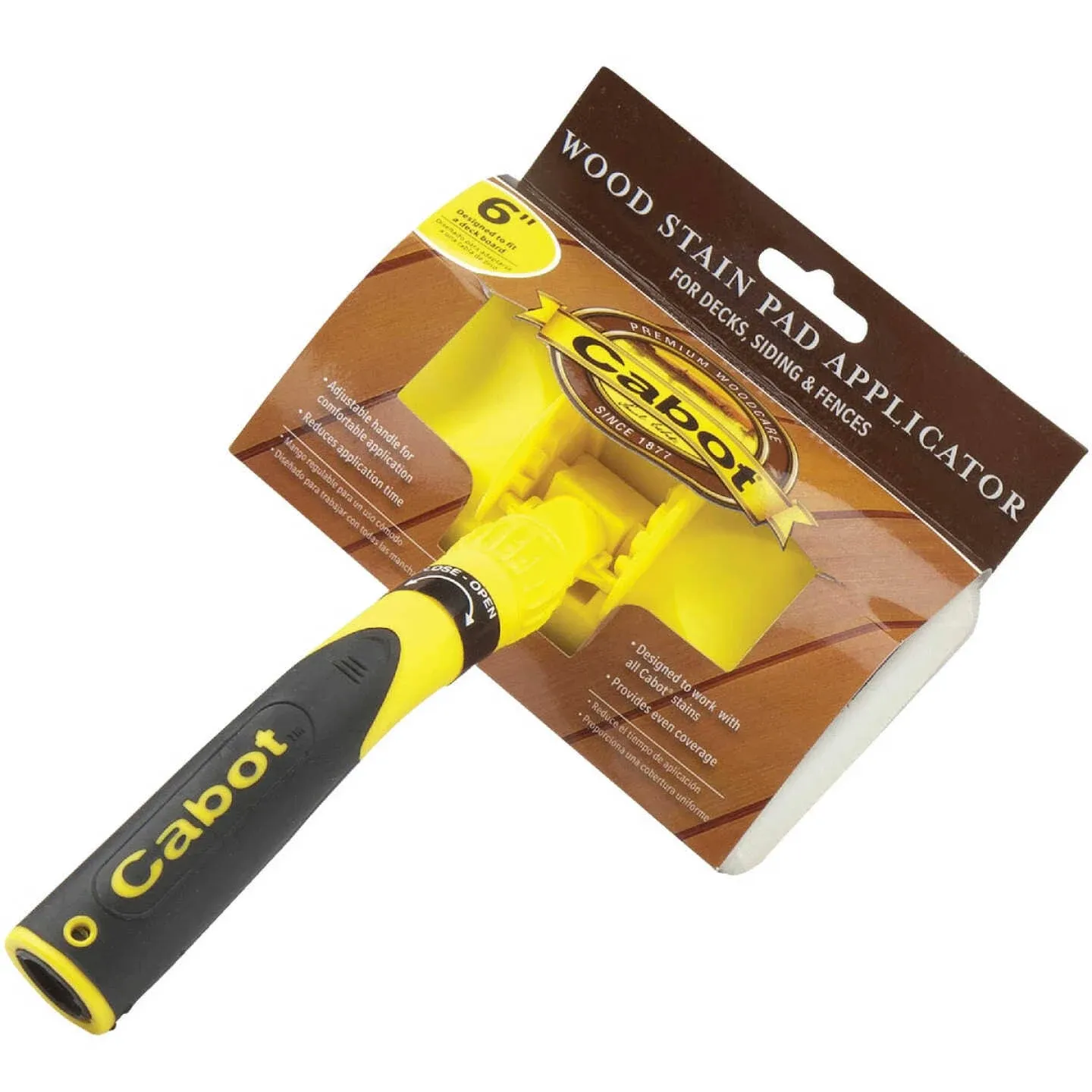 Cabot Wood Stain Pad Applicator 6 in.