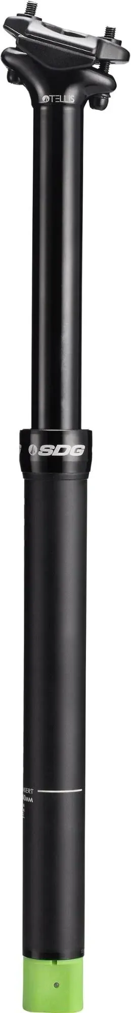 SDG Tellis Dropper Seatpost - 31.6mm 170mm Black