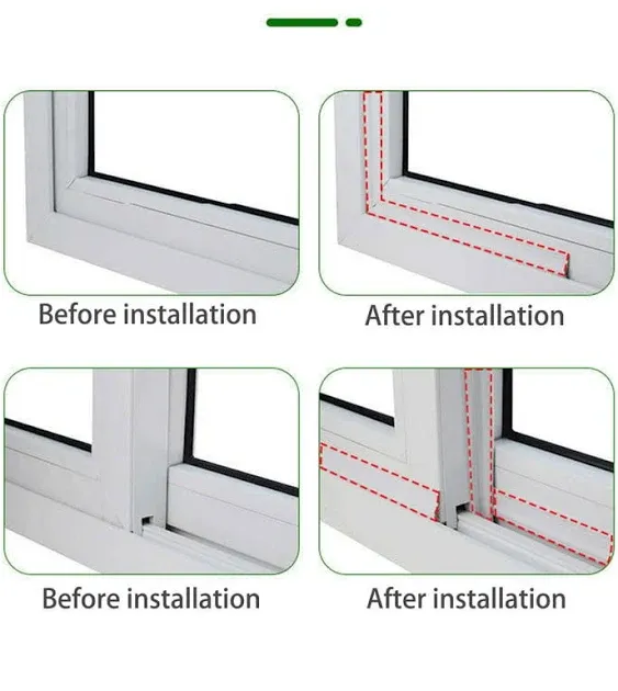 Weather Stripping Door Seal for Interior Doors,Soundproofing Window Seal Strip ...