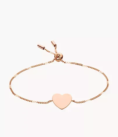 Armband Drew Heart Edelstahl roségoldfarben