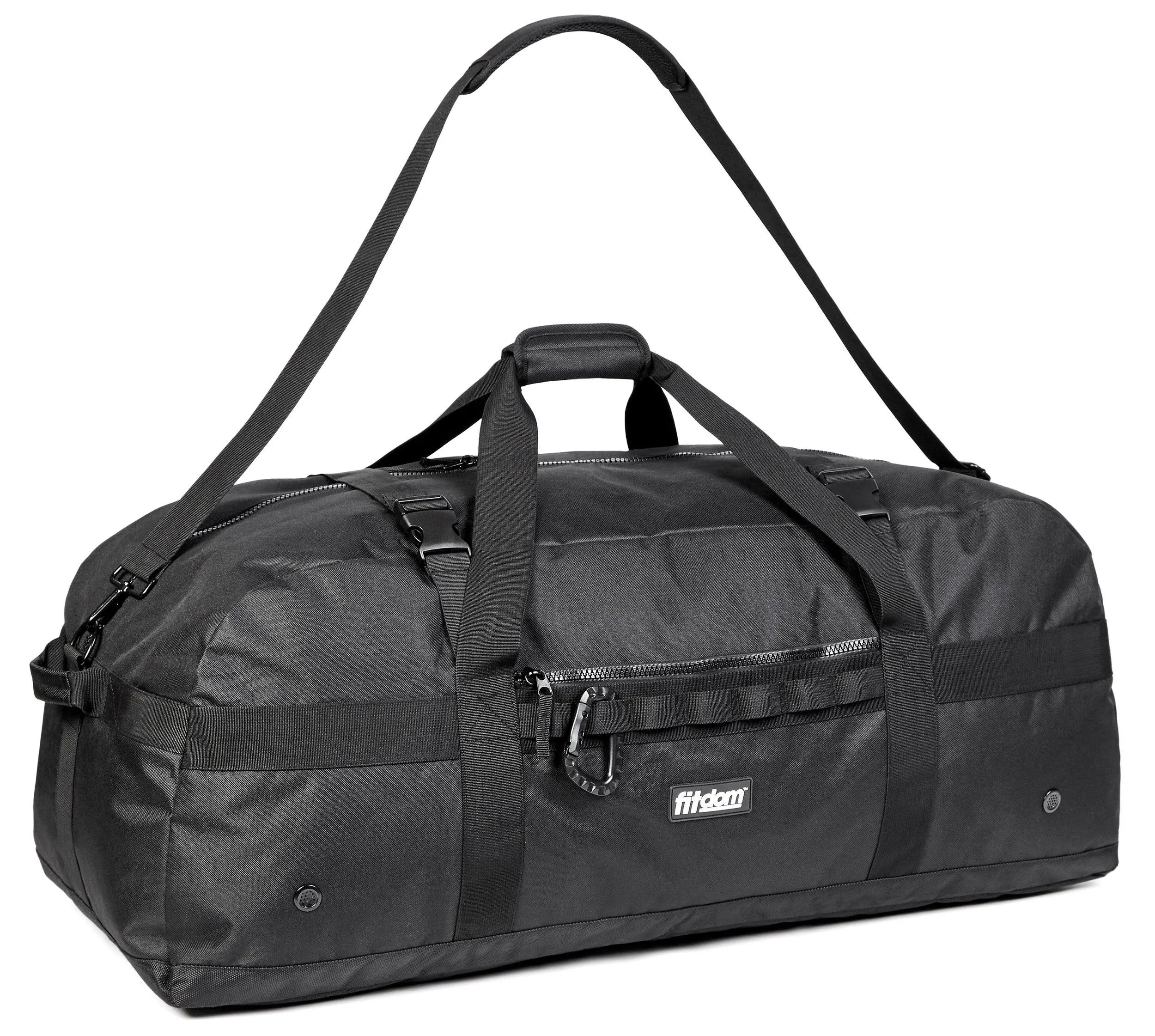 Fitdom Heavy Duty Extra Large Sports Gym Equipment Travel Duffel Bag w ...