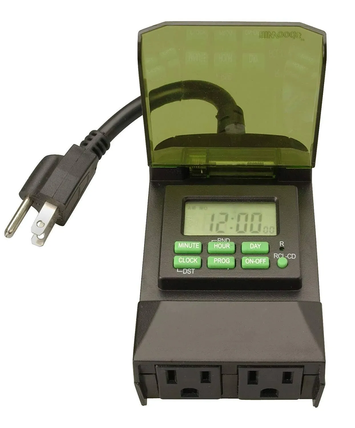 Woods 50014 Outdoor 7-Day Digital Outlet Timer