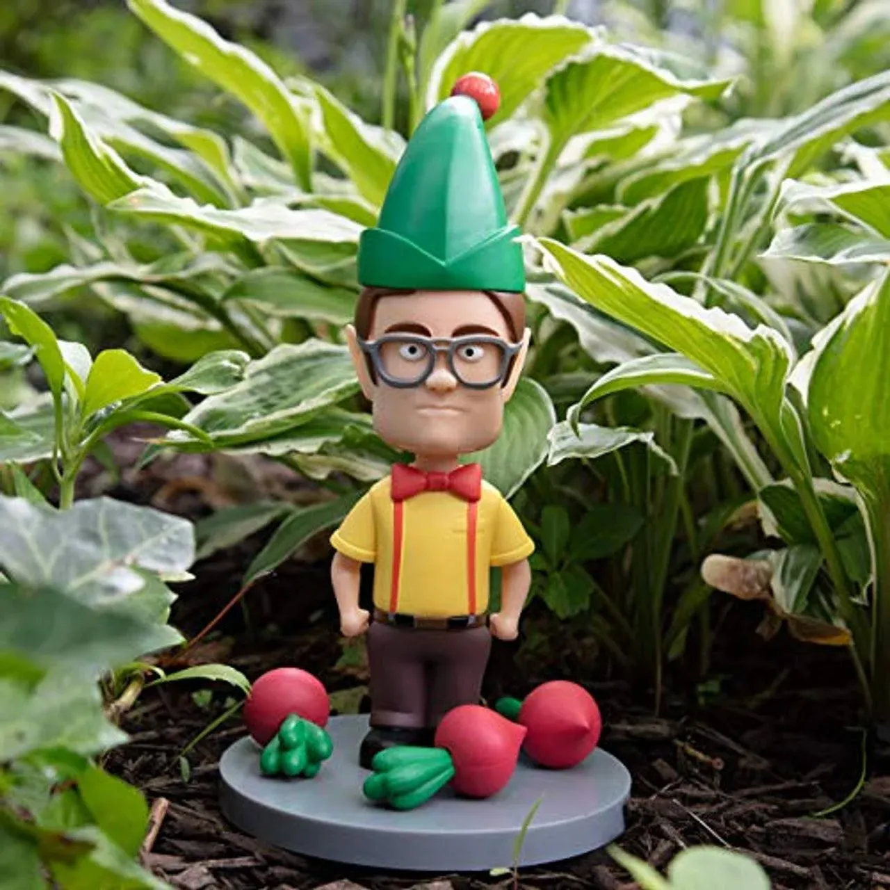 Nerd Gnomes “The Office” Exclusive Elf Dwight Schrute 8&#034; Figurine W/Beets NIB