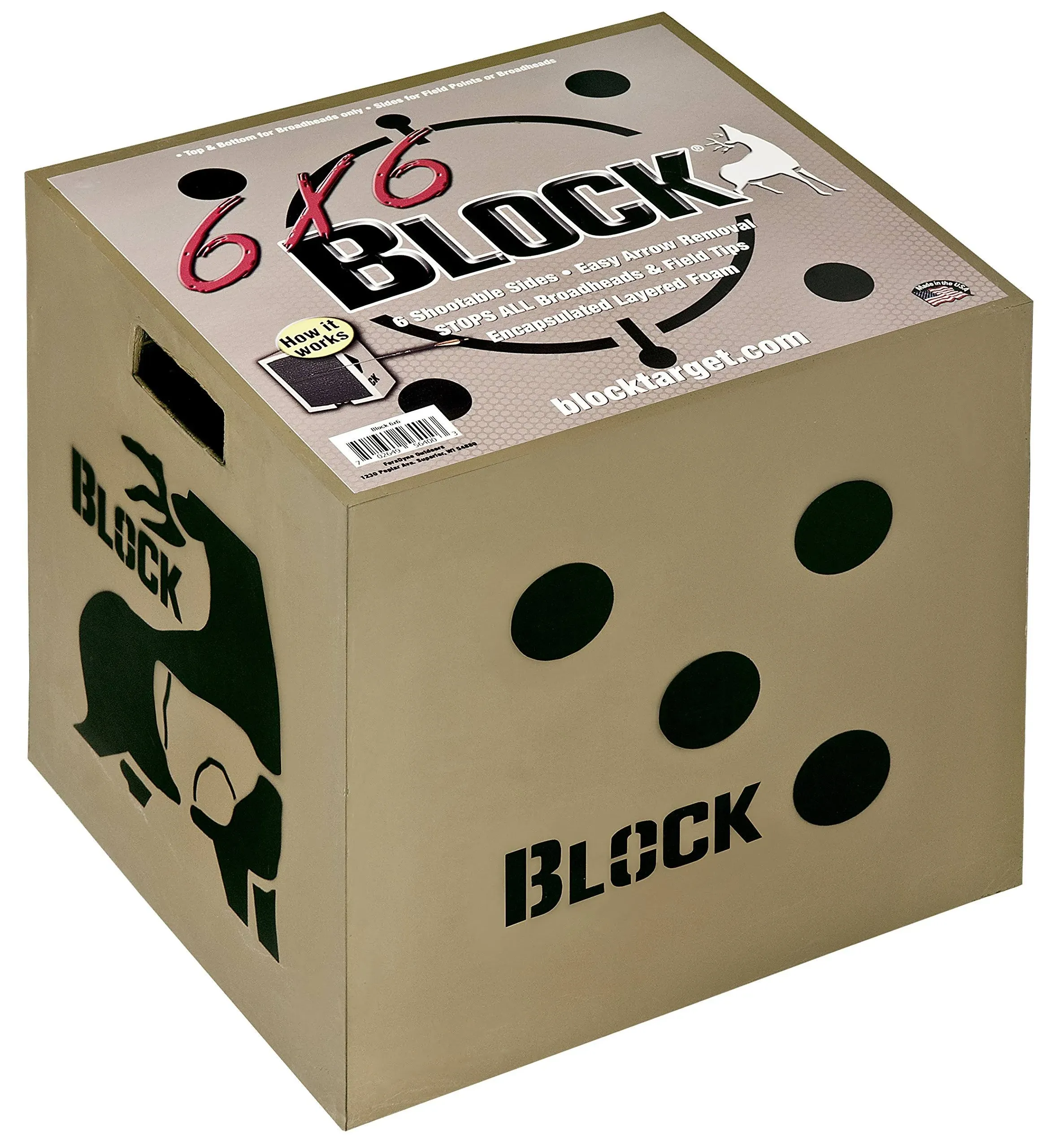 6x6 Archery Target Block