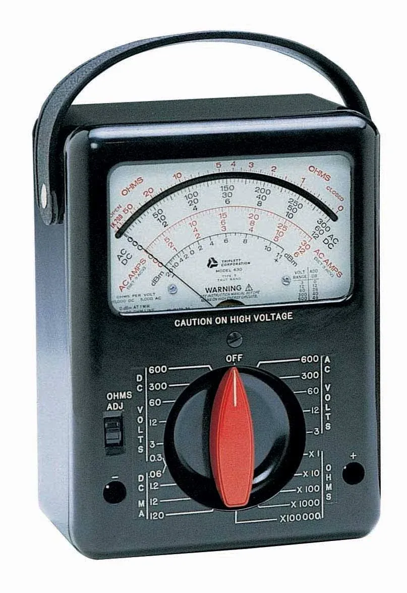 3030 Triplett Model 630 Analog Meter