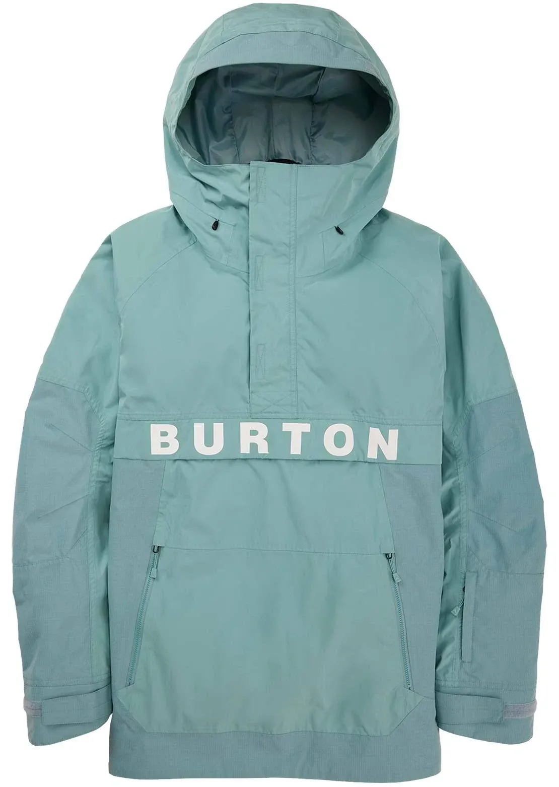 Burton Men's Frostner 2L Anorak Jacket - Stout White / True Black