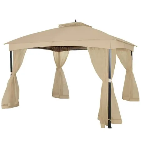 Garden Winds Replacement Canopy Top Cover Compatible with The Laurel Canyon HDGSTDM-1012 Gazebo - Riplock 350