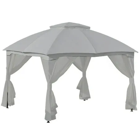 Garden Winds Replacement Canopy Top Cover for 84C-210GY Gazebo - Riplock 350