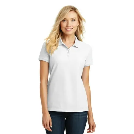 Port Authority L100 Ladies Core Classic Pique Polo 4XL Coastal Blue