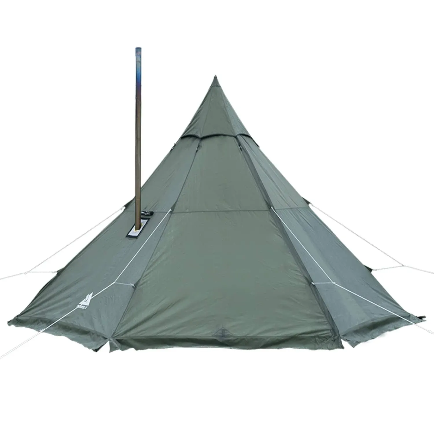 POMOLY Hex Plus Hot Tent Large Camping Tipi Green