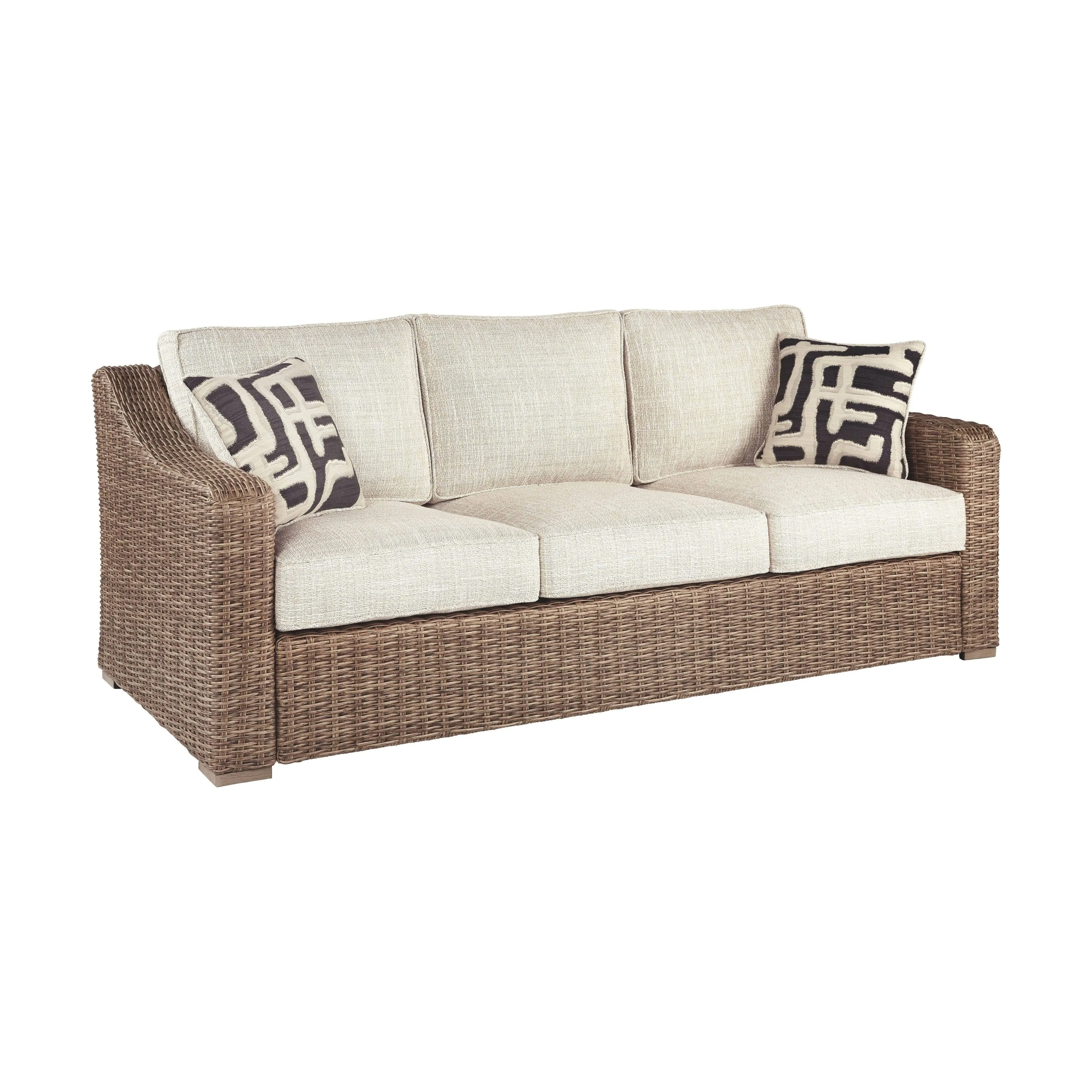 Ashley Beachcroft - Beige - Sofa with Cushion