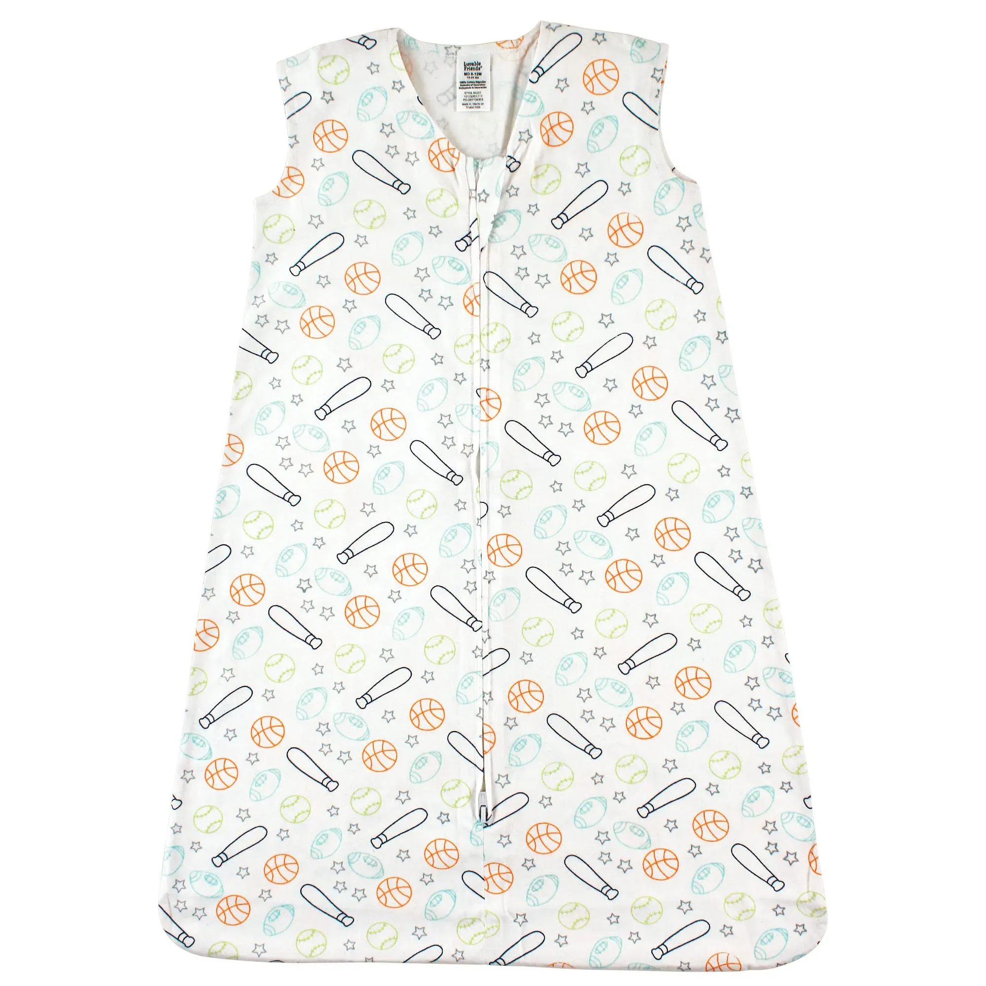 Luvable Friends Sleeveless Jersey Cotton Sleeping Bag, Sack, Blanket Flowers ...