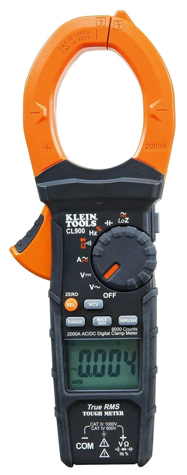 Klein Tools CL900 Digital Clamp Meter, Auto Ranging TRMS, AC/DC Voltage/Curre.<wbr/>..