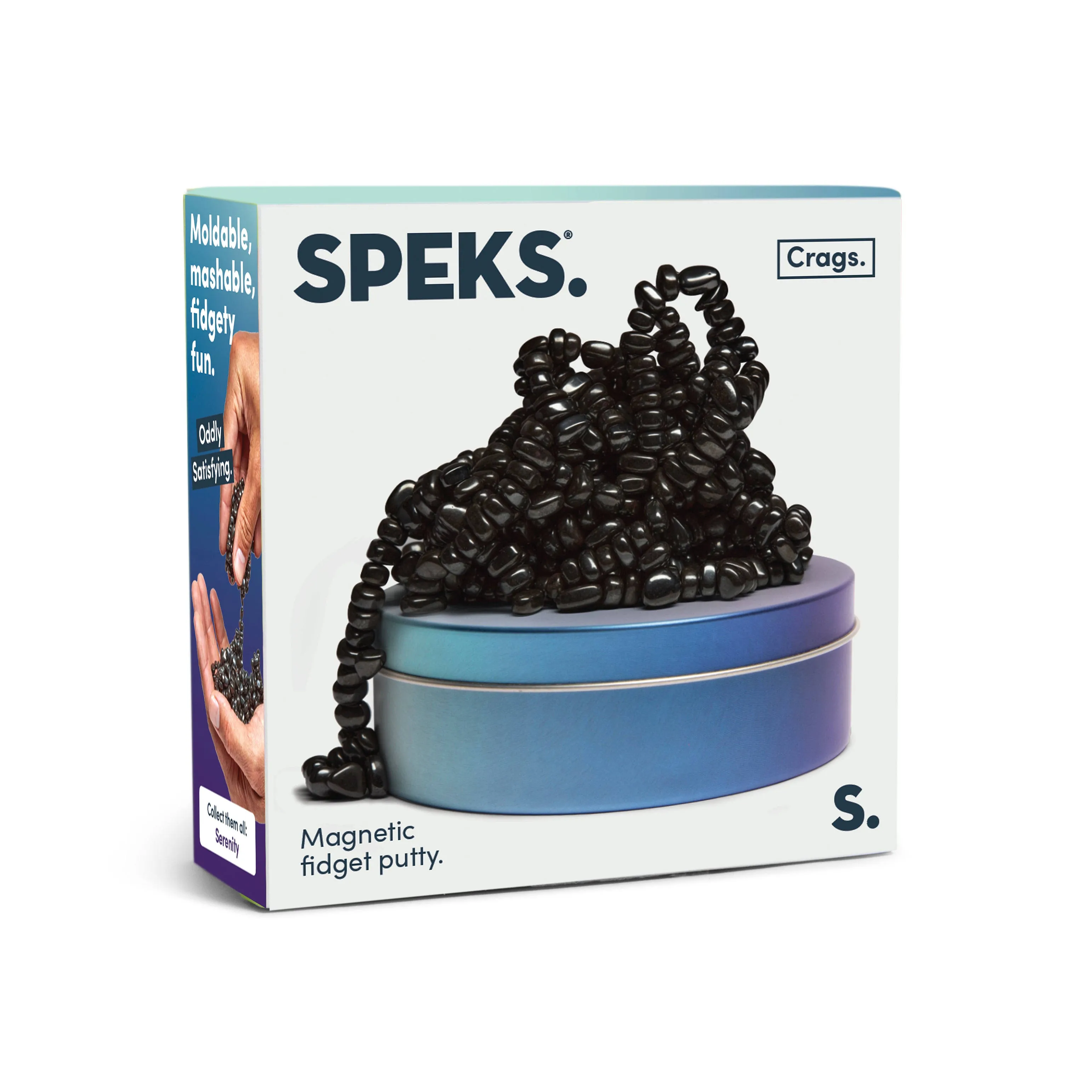 Speks – Crags Magnetic Fidget Putty – Blue Tin