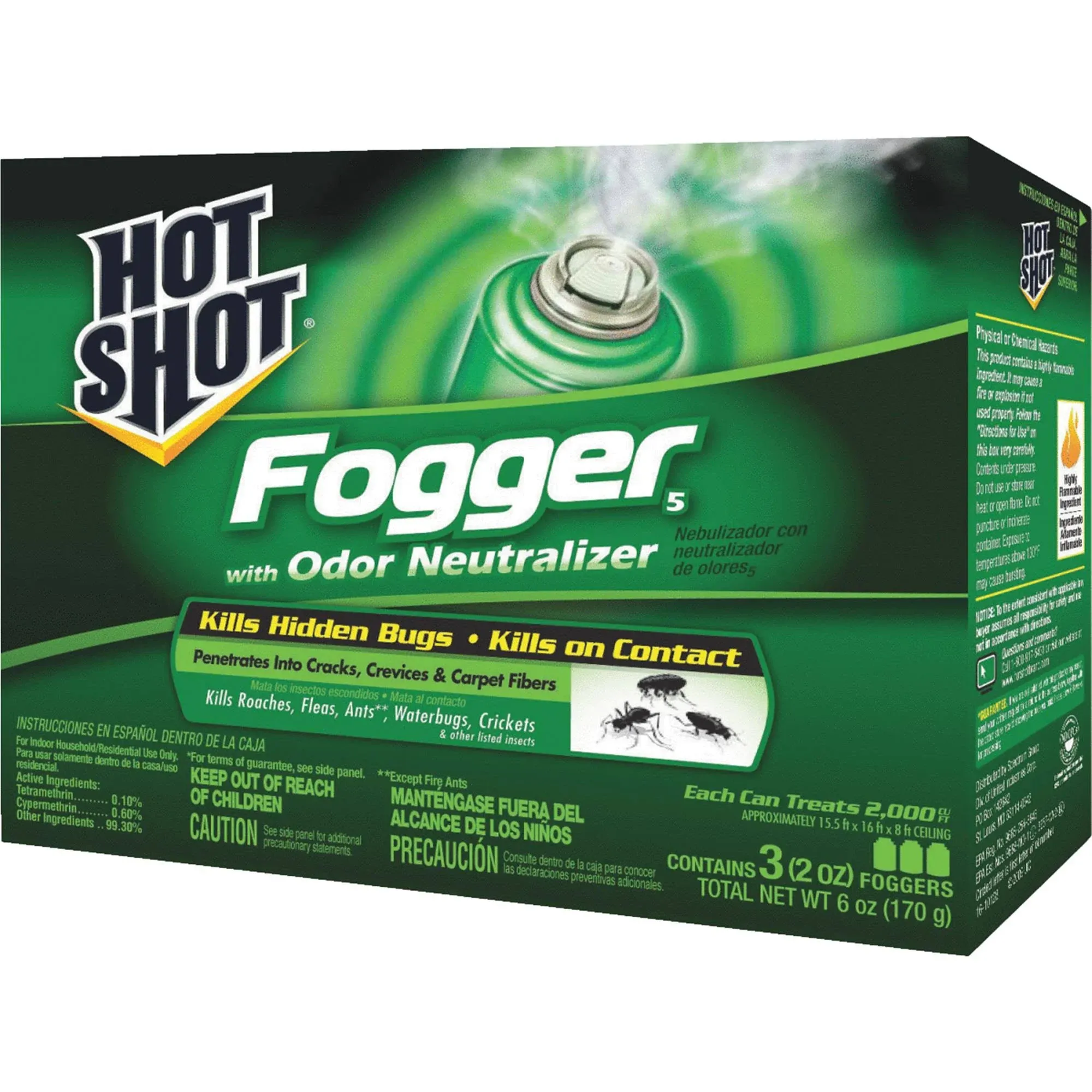 Hot Shot Fogger with Odor Neutralizer