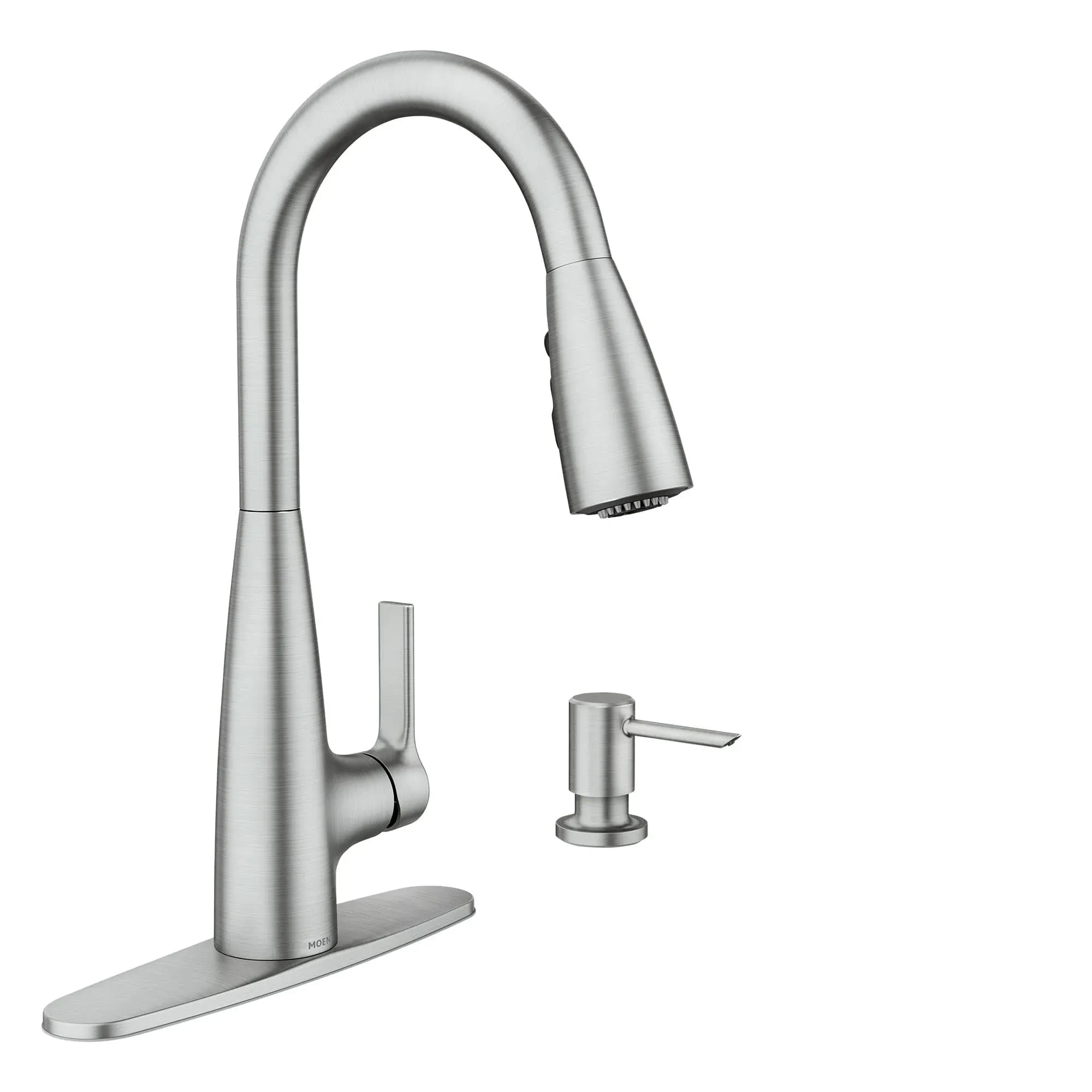 Moen Haelyn Single Handle Pull-Down Kitchen Faucet with Sprayer