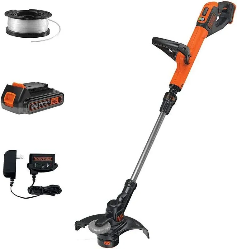 By Black Decker 20V Max String Trimmer/Edger, 12-Inch (Lst522E1Aev).