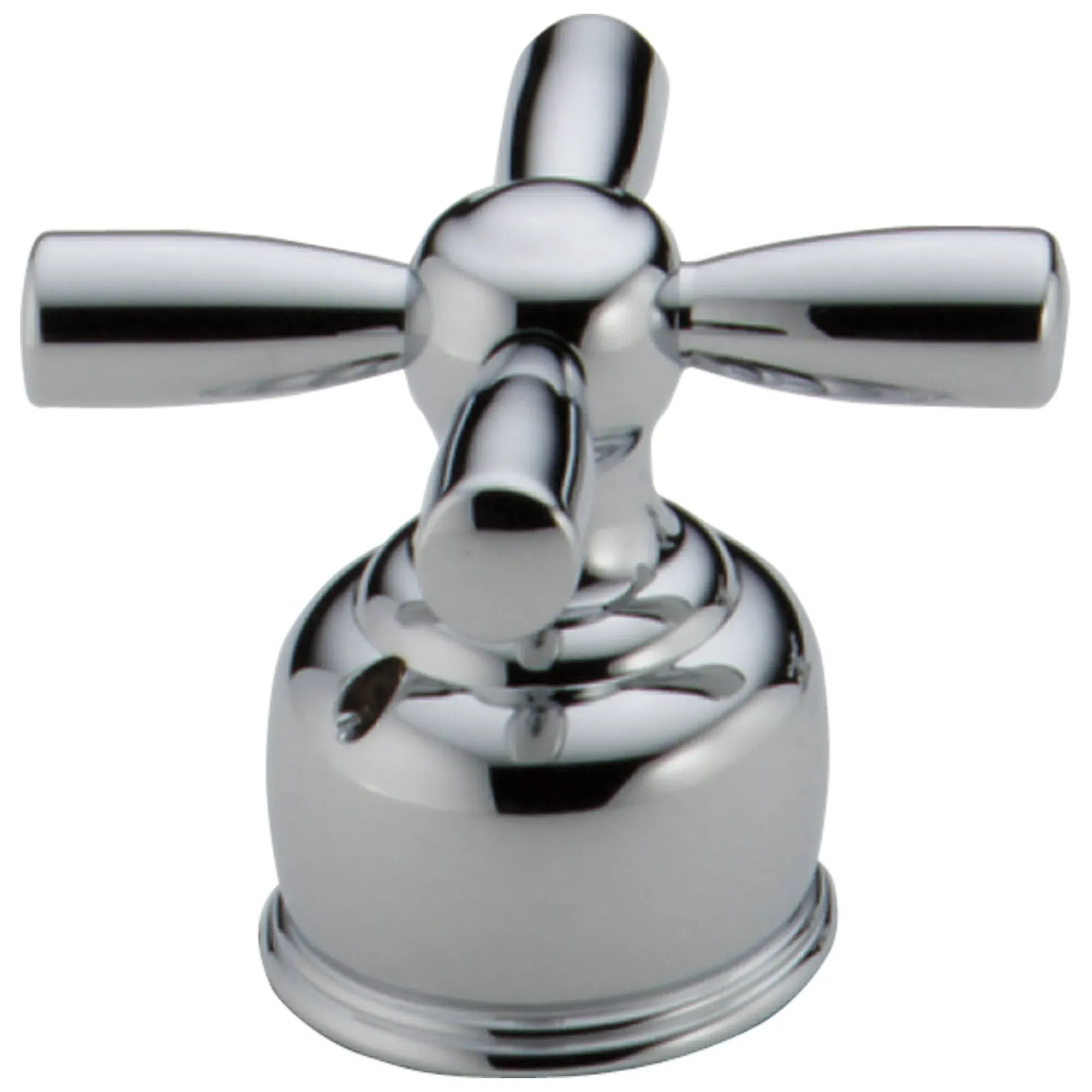 Delta Neostyleold Metal Cross Handle Set - Roman Tub Chrome