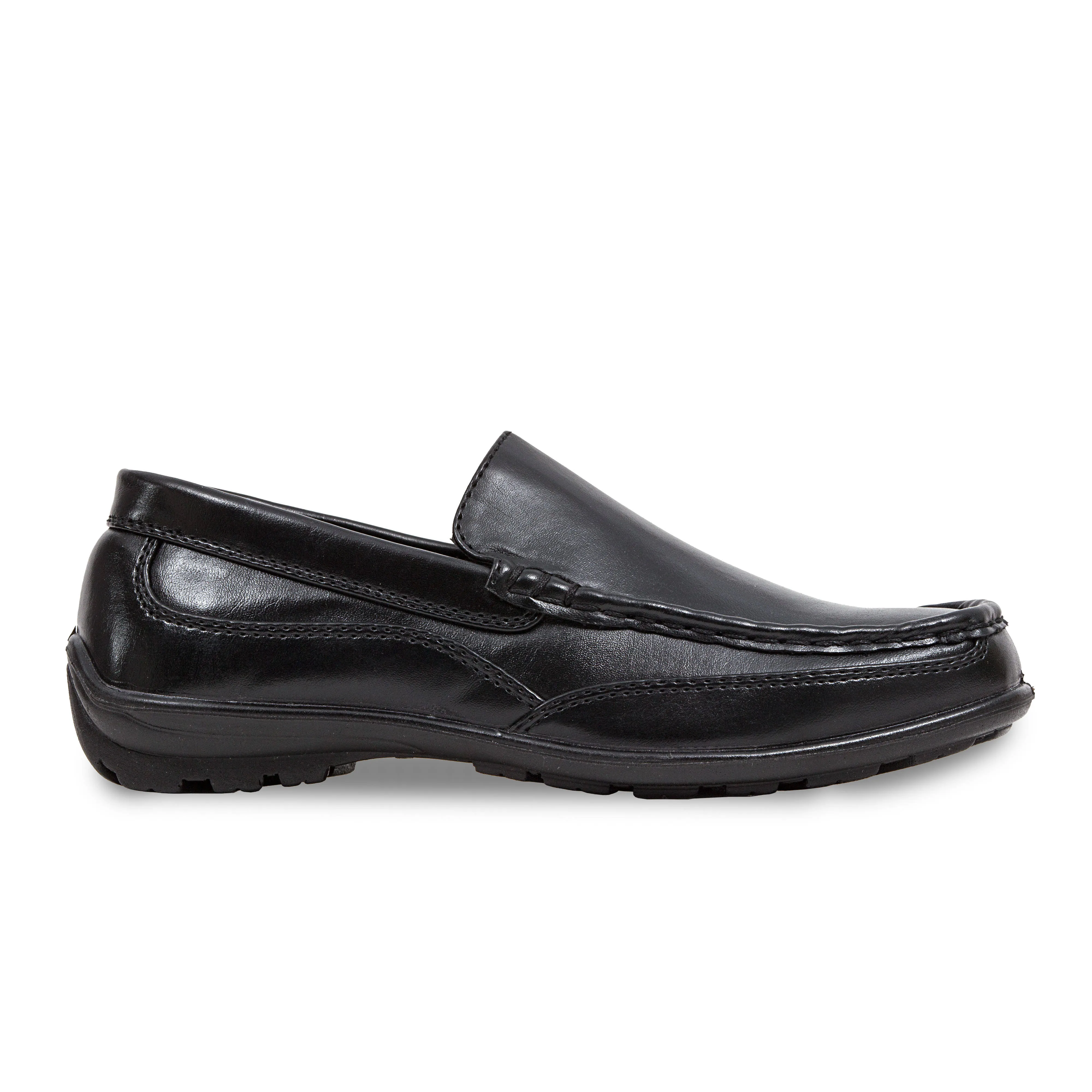 Deer Stags Boys' Booster Loafers, Black, 6