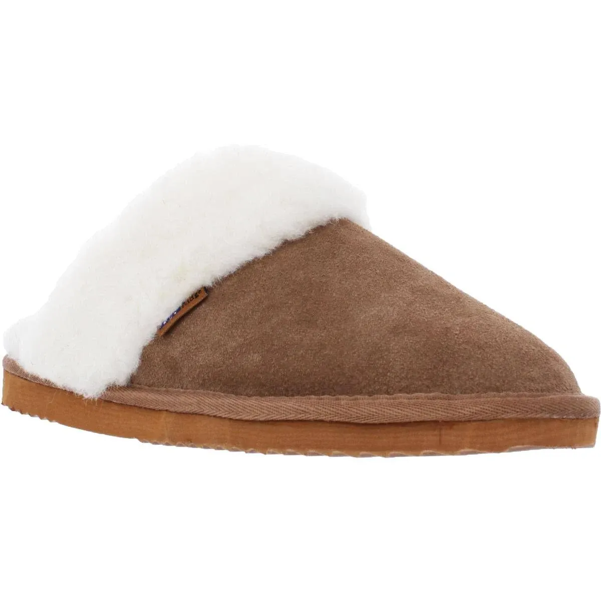 Harper Womens Faux Fur Lined Shearling Mule Slippers