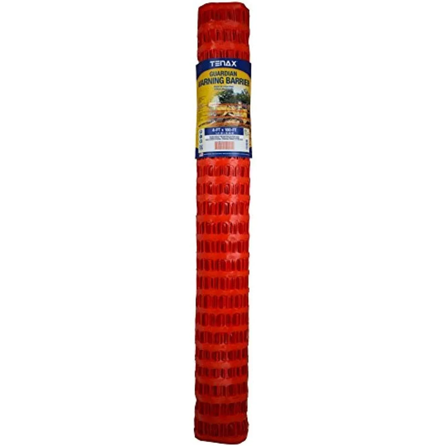 Tenax 4 ft. x 100 ft. Orange Guardian Safety Barrier Fence