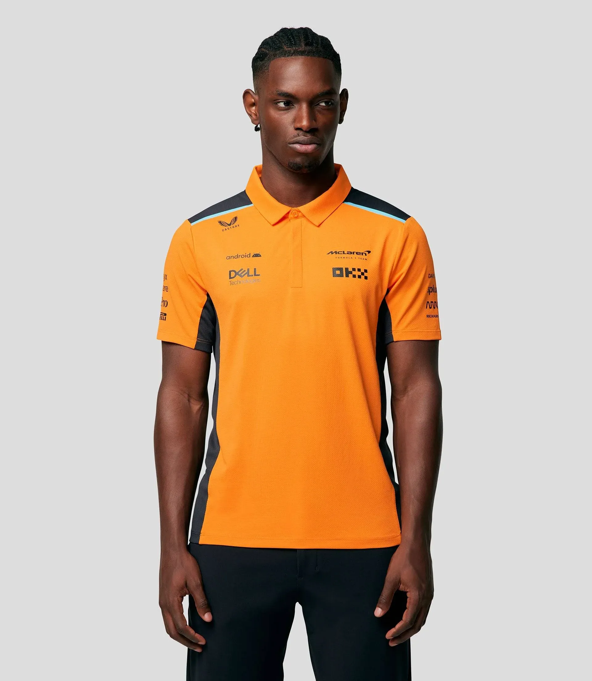 F1 Men&#039;S 2023 Team Replica Polo Shirt X-Large Papaya