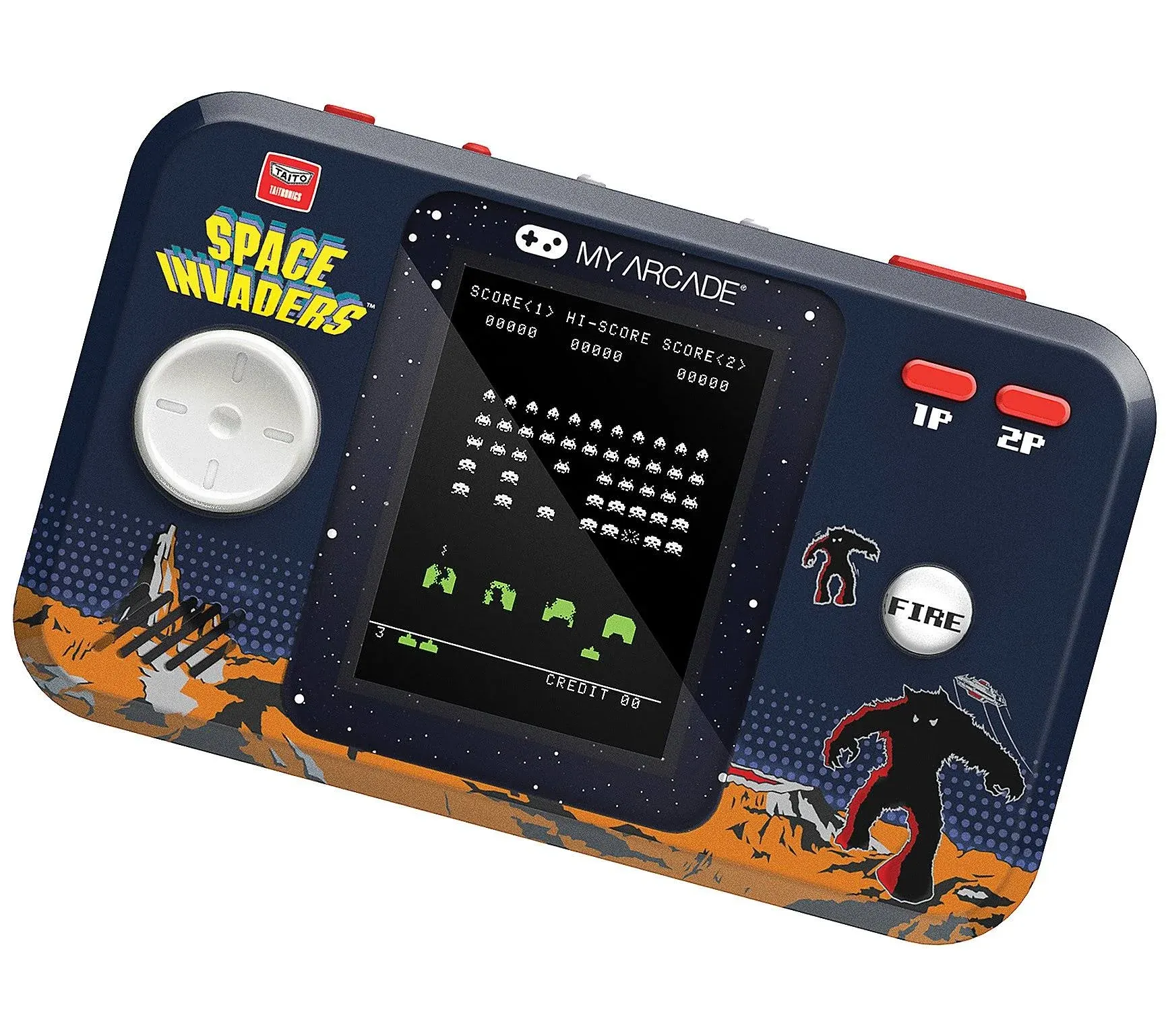 My Arcade DGUNL-7006 Space Invaders Pocket Player Pro Handheld Portable Gaming S