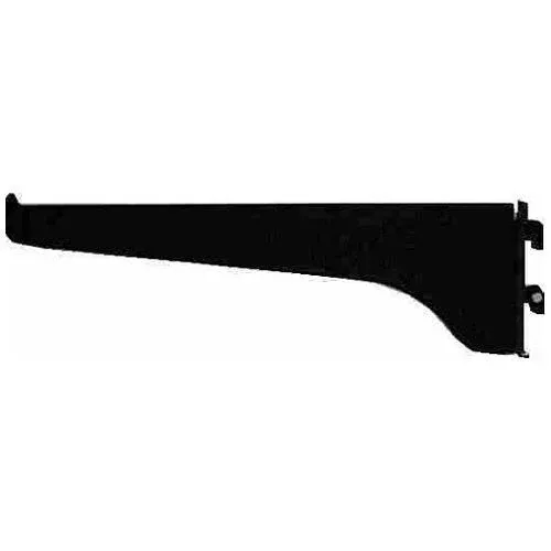 Black Steel Regular Duty Bracket 16 Ga. 6 in. L 160 lb