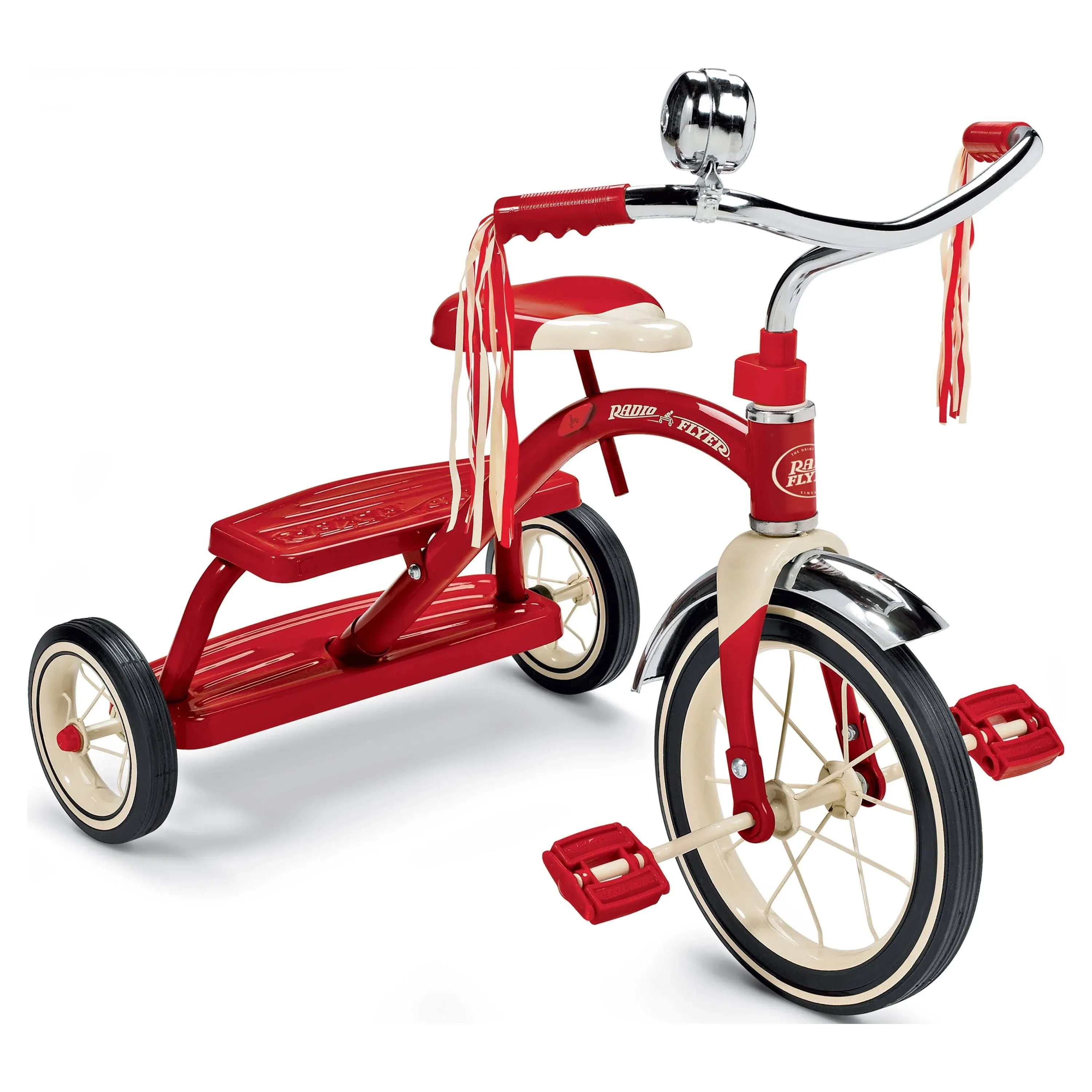 Radio Flyer 12in. Classic Red Dual Deck Tricycle