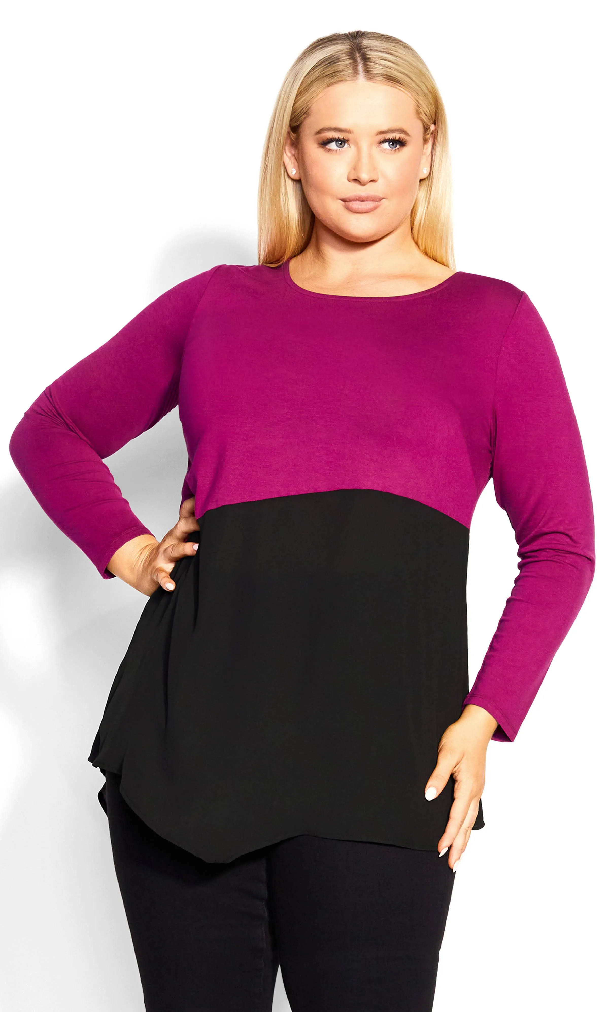 Plus Size Carla Long Sleeve Top
      
          Plus Size Carla Long Sleeve Top