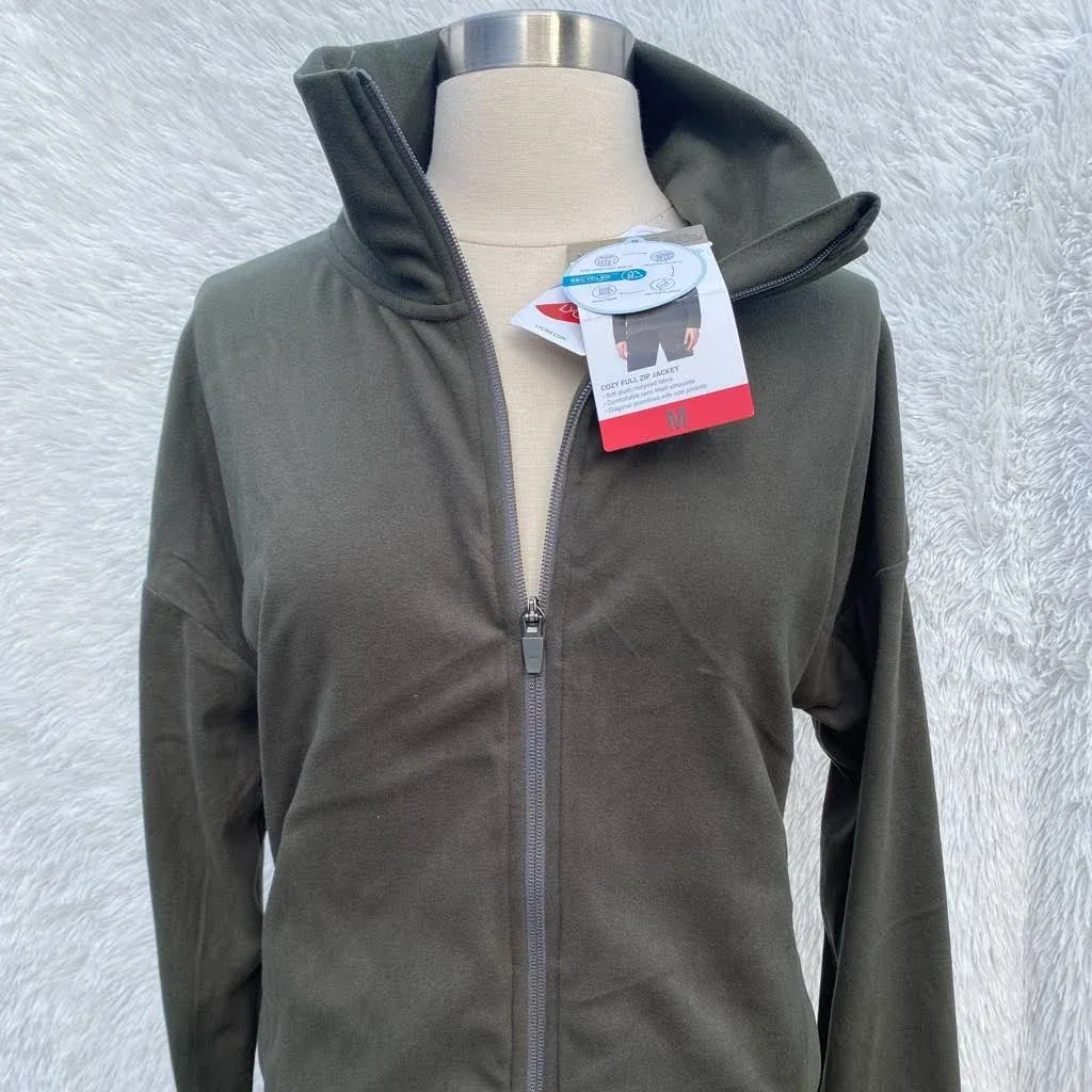 Mondetta Ladies' Cozy Full Zip Jacket Medium-Burnt Olive (1528474)