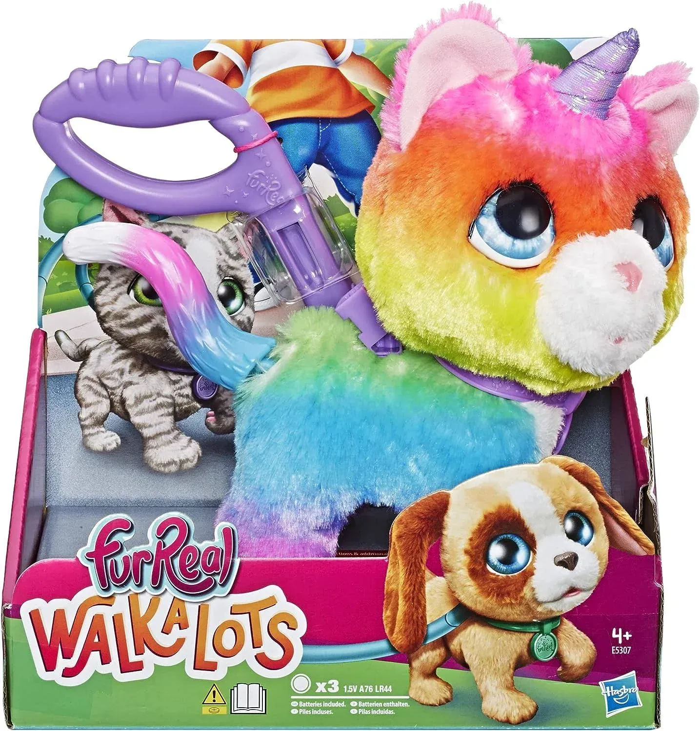 FurReal friends FRR WALKALOTS Big Wags Unicorn CAT