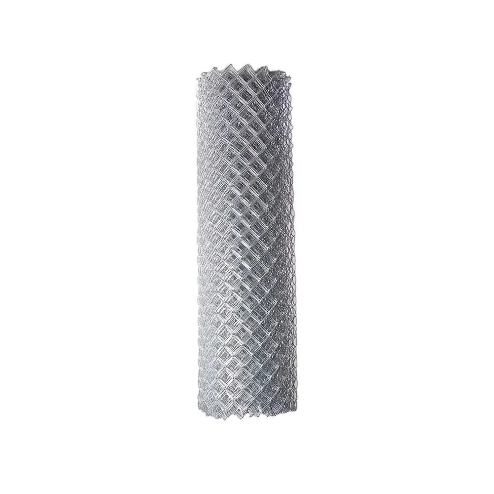 Aleko Galvanized Steel 6 x 50 Feet (1.8 x 15m) Chain Link Fence Fabric 11.5-AW Gauge - Clf115g6x50