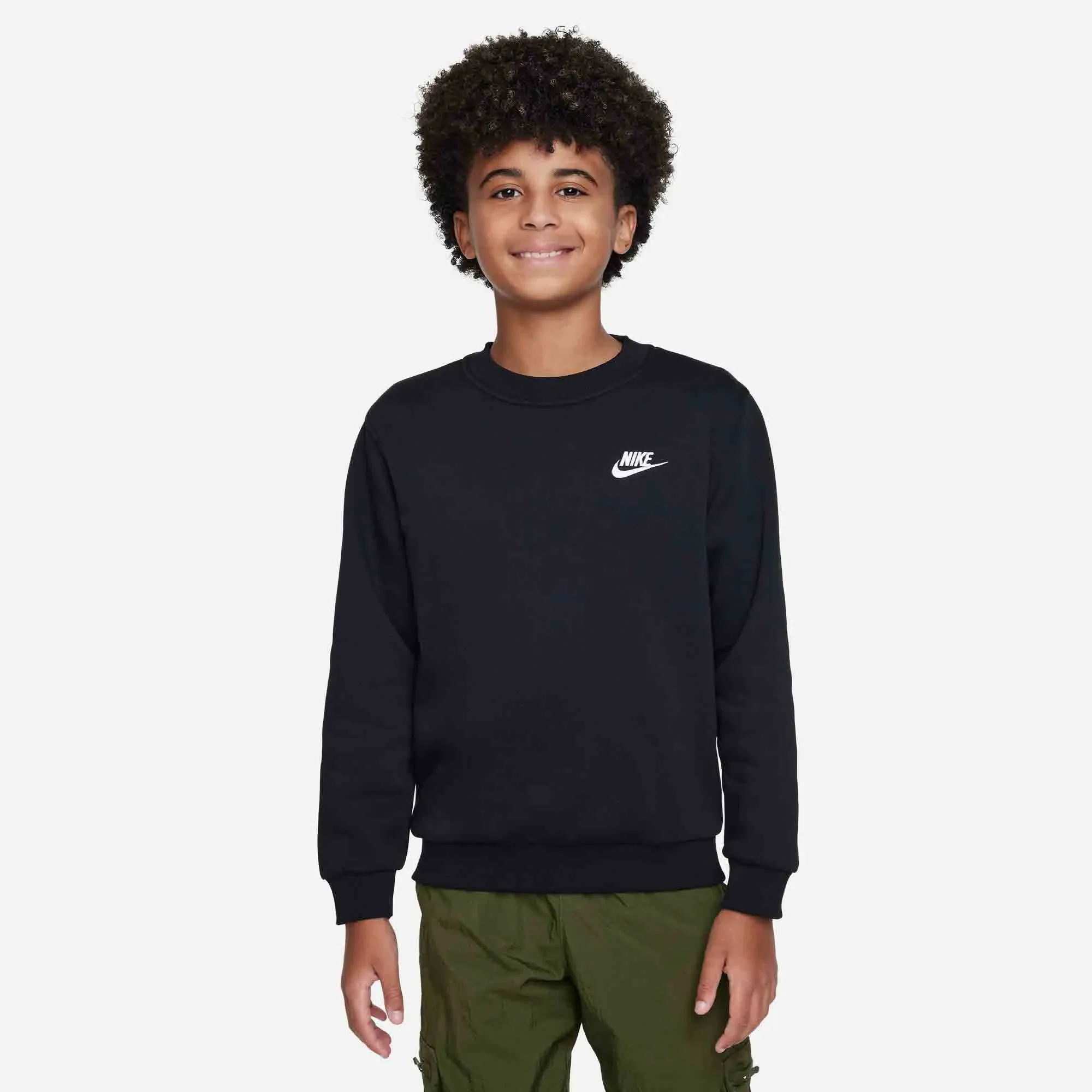 Nike Sportswear Sweat 'Club Fleece' Garçons Noir Taille L