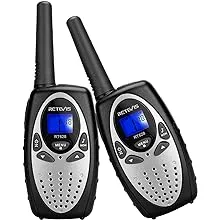 Retevis RT628 Walkie Talkies for Kids,Long Range 2 Way Radio,Toy Gifts for 3-12 Year Old Boys Girls,22 Channel Crystal Voice Easy to Use,Walkie Talkie for Adults Outdoor Camping Hiking(Silvery 2 Pack)Retevis RT628 Walkie Talkies for Kids,Long Range 2 Way