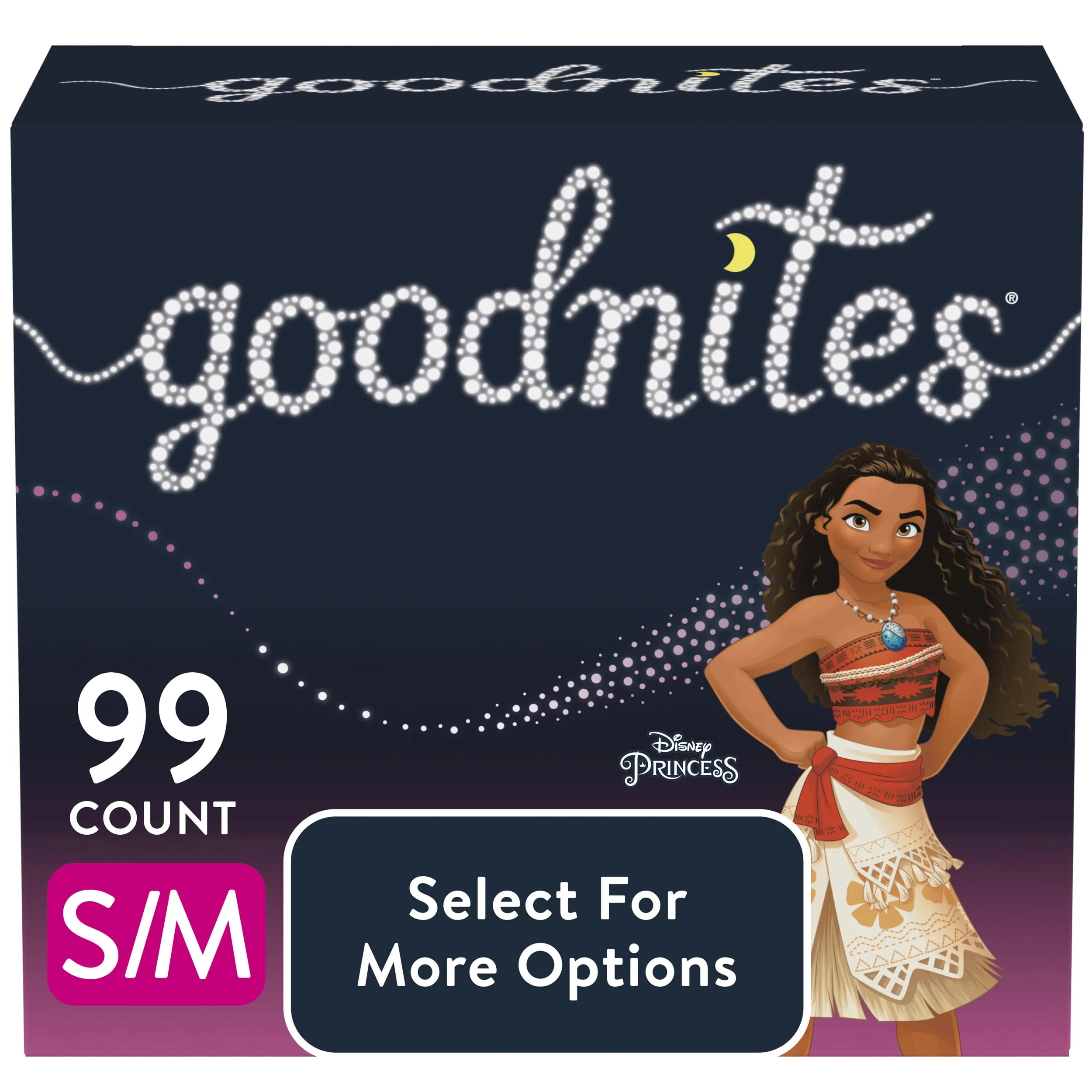 Goodnites Girls' Nighttime Bedwetting Underwear, S/M (43-68 lb.), 44 Ct