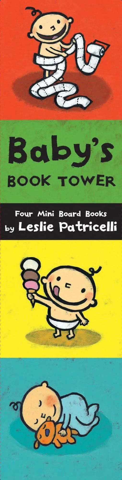 Baby's Book Tower - (Leslie Patricelli Board Books) by  Leslie Patricelli (Mixed Media Product)