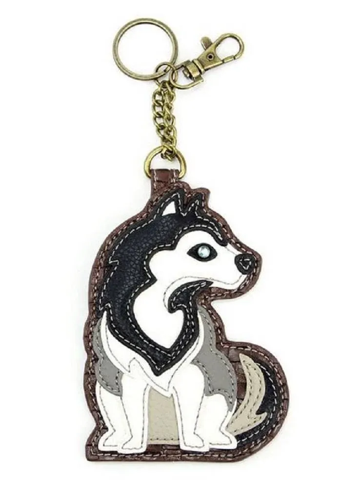 CHALA Husky Keyfob, Coin Purse, Purse Charm