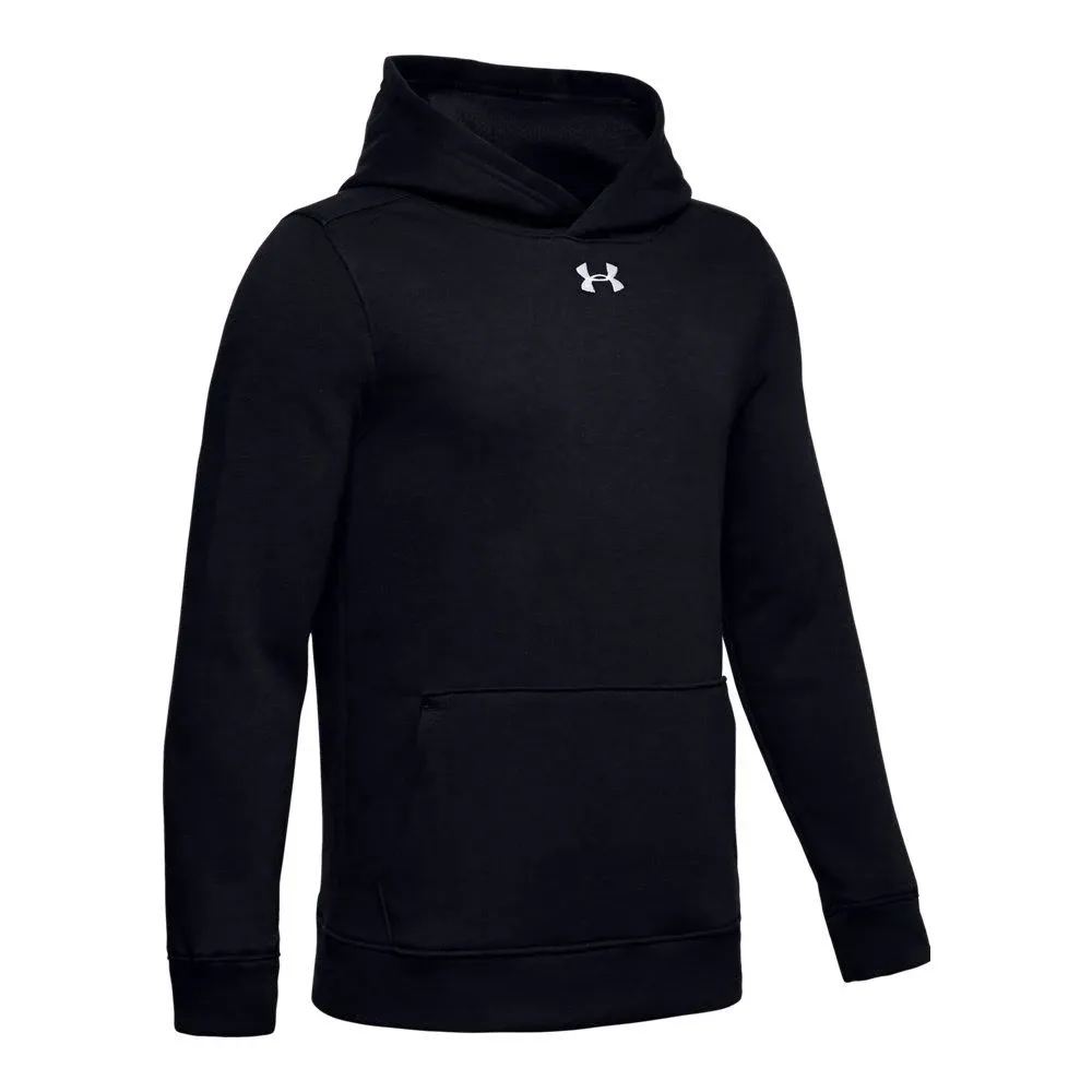 Under Armour Youth Hustle Fleece Hoodie - Black