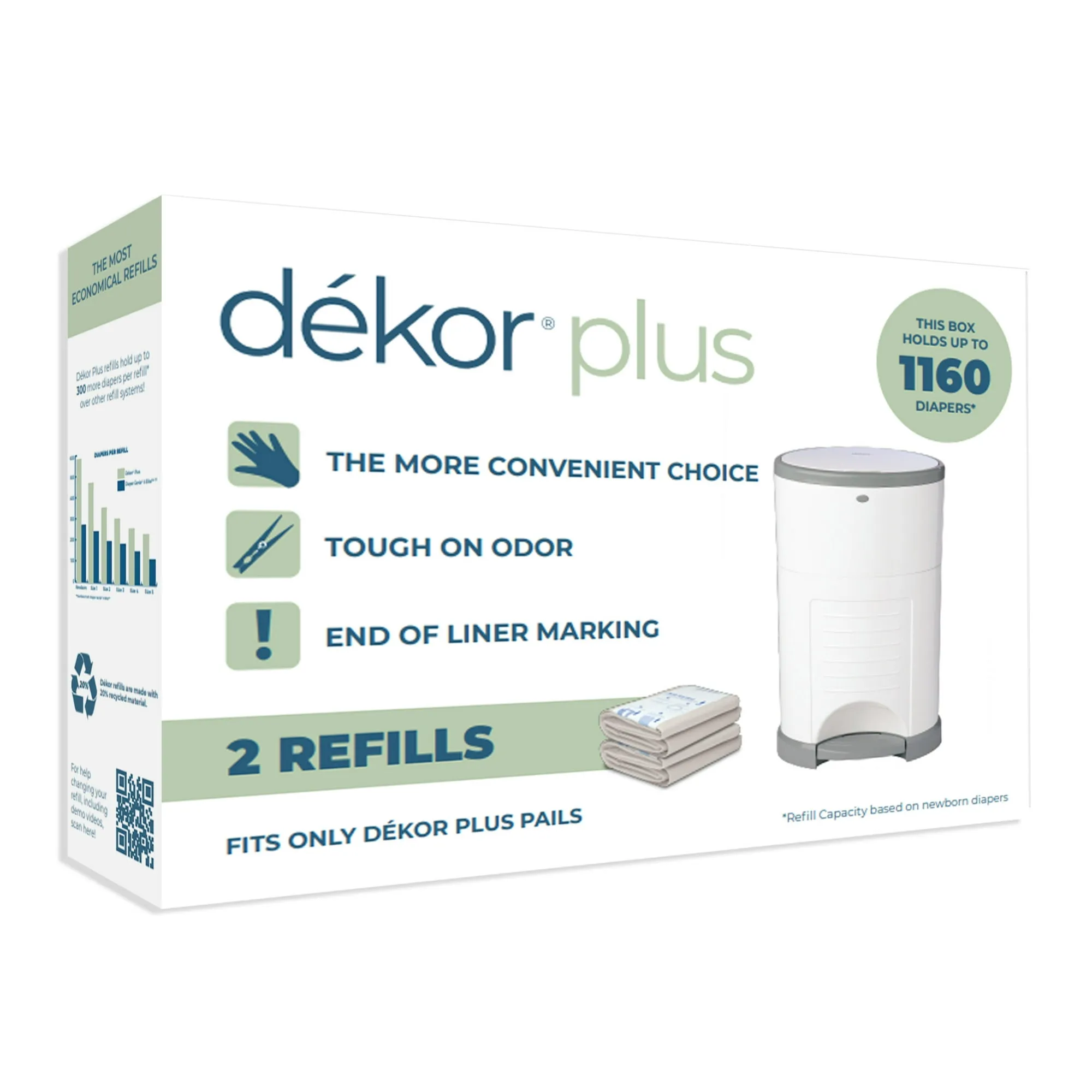 Diaper Dekor Plus Refills