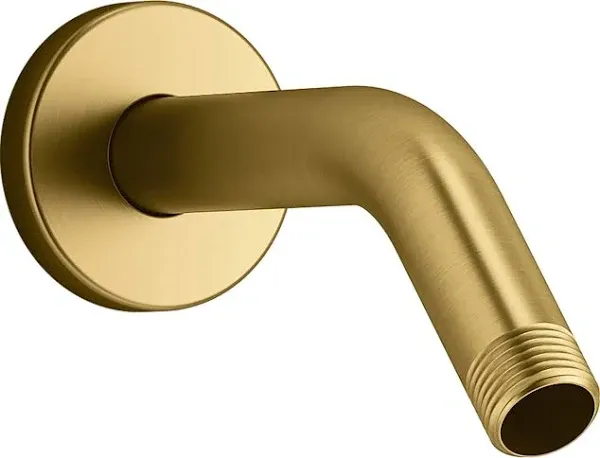 Kohler 26318-2MB Statement Shower Arm and Flange Vibrant Brushed Moderne Brass